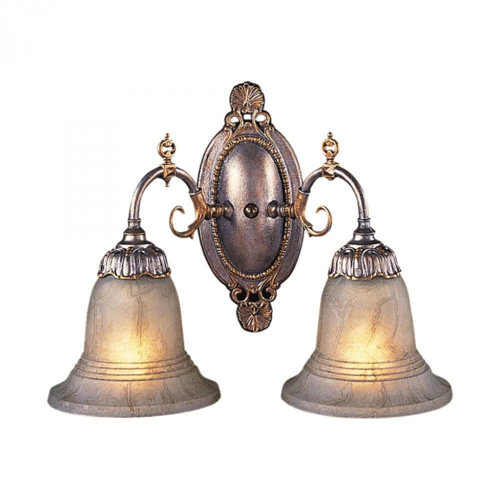Elk Lighting 082-AS-SQ ELISSA 2-LIGHT WALL SCONCE IN SANDY QUARTZ Wall Sconce